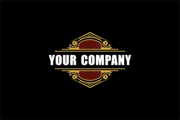 LOGOTIPO DE BODA EXCLUSIVO VINTAGE ARQUITECTÓNICO