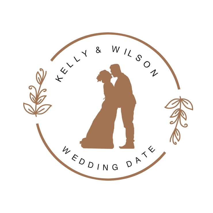 Vector el logotipo de la boda