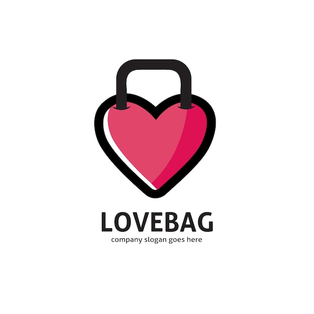 Logotipo de la bolsa de amor