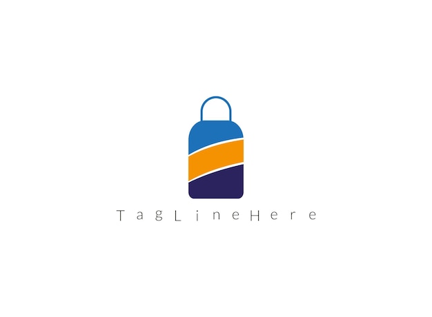 logotipo de bolsa de compras