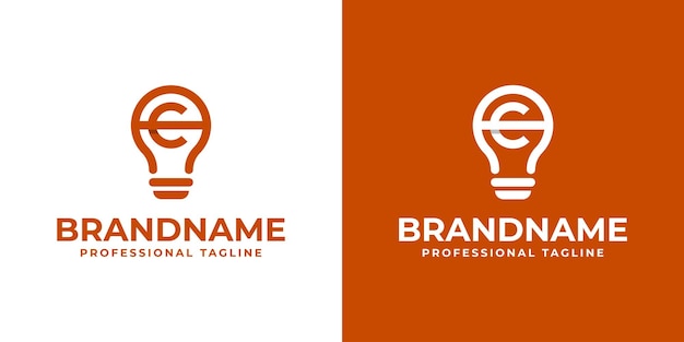 El logotipo de la bombilla de aire acondicionado es adecuado para las empresas de tecnología de hogares inteligentes
