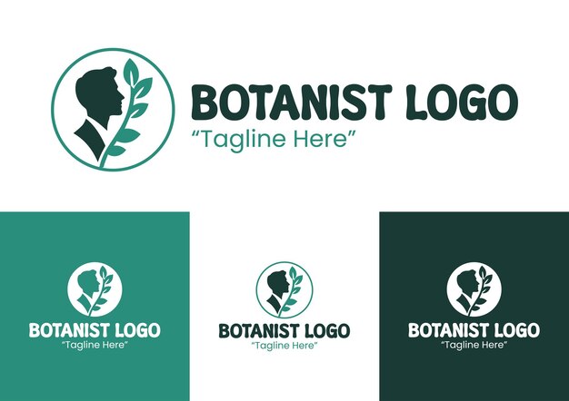 El logotipo del botánico