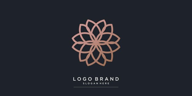 Logotipo de boutique con estilo moderno creativo para empresa Premium Vector parte 4