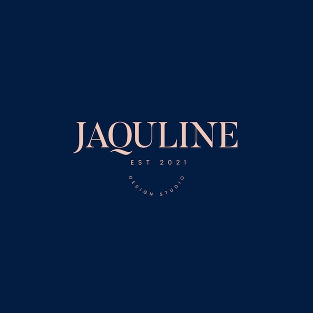 El logotipo de la boutique moderna