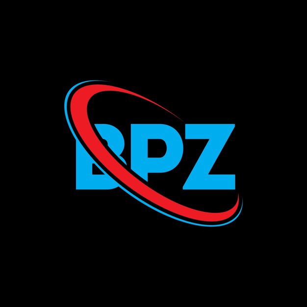 Vector logotipo de bpz diseño del logotipo de la letra bpz iniciales del logotipo bpz vinculado con círculo y monograma en mayúsculas logotipo bpz tipografía para negocios tecnológicos y marca inmobiliaria