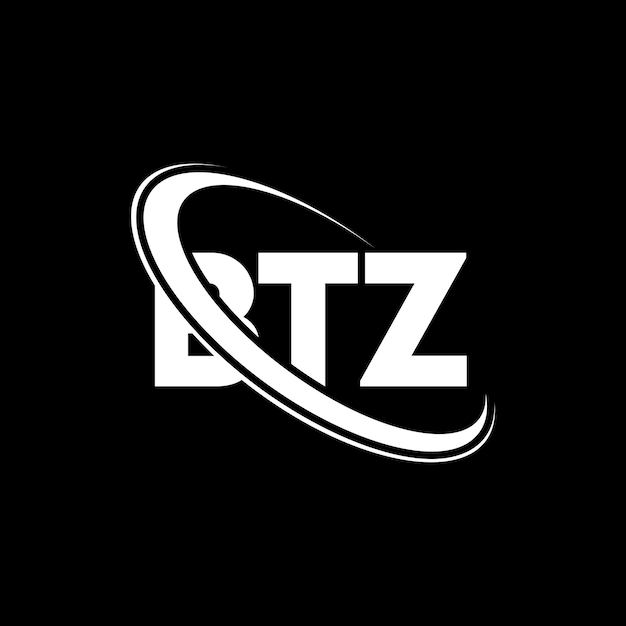 Logotipo BTZ letra BTZ letra diseño logotipo iniciales logotipo BTZ vinculado con círculo y mayúscula monograma logotipo RTZ tipografía para negocios de tecnología y marca inmobiliaria