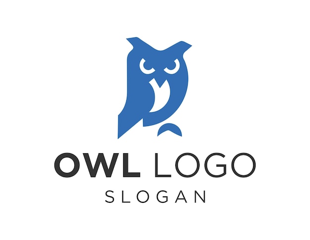 Logotipo de búho sobre un fondo blanco.
