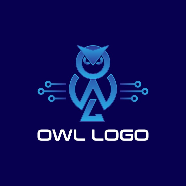 Vector logotipo del búho