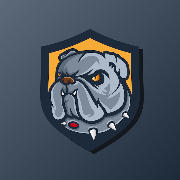 Vector logotipo bulldog