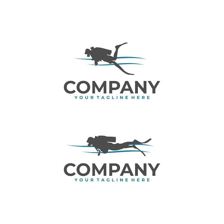 logotipo de buzo