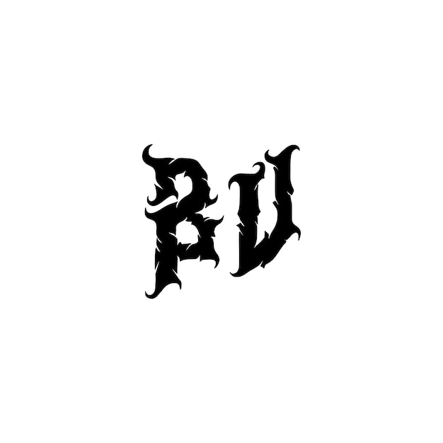 El logotipo de BV es un monograma, un diseño de letra, un nombre de texto, un símbolo, un logotipo monocromático, un carácter alfabético, un logo simple.
