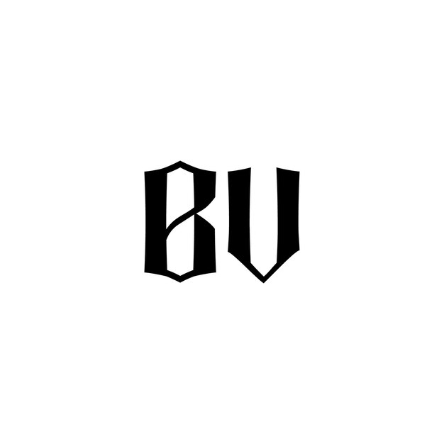 El logotipo de BV es un monograma, un diseño de letra, un nombre de texto, un símbolo, un logotipo monocromático, un carácter alfabético, un logo simple.