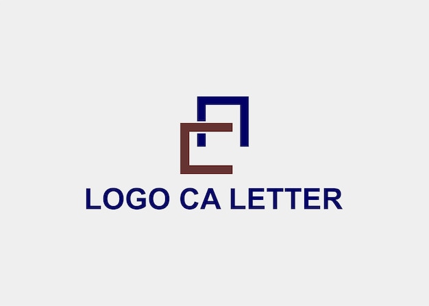 LOGOTIPO CA LETRA LÍNEA NOMBRE DE LA EMPRESA