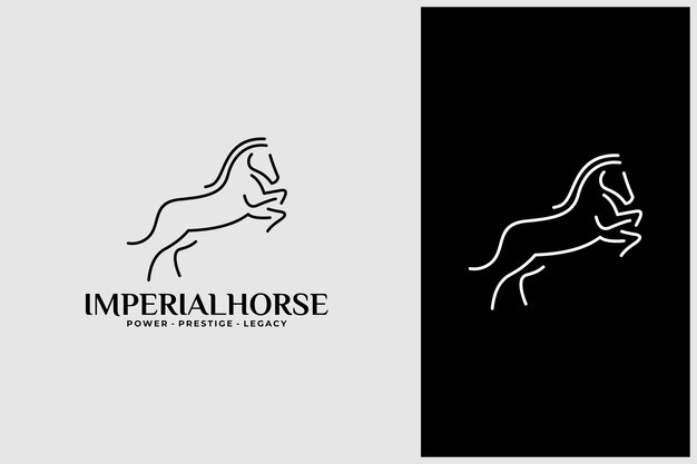 El logotipo del caballo imperial un símbolo de poder, prestigio y legado
