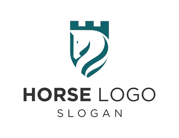 Un logotipo de caballo que es un símbolo de una empresa llamada caballo.