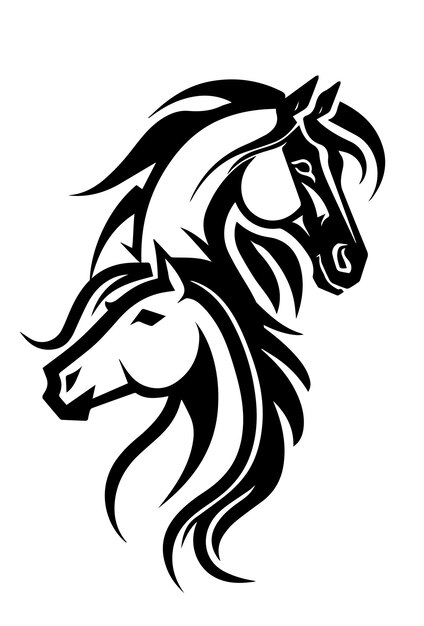 Vector el logotipo del caballo