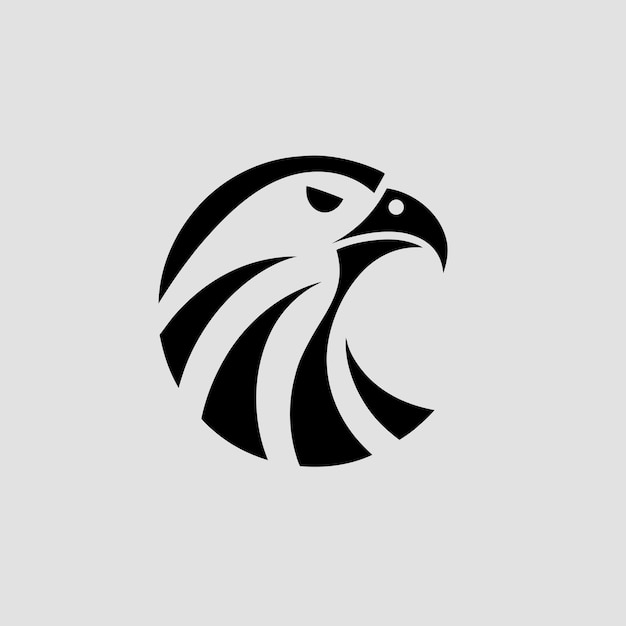 El logotipo de la cabeza de águila en un círculo