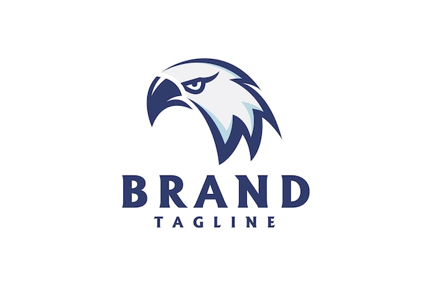 logotipo de cabeza de águila simple