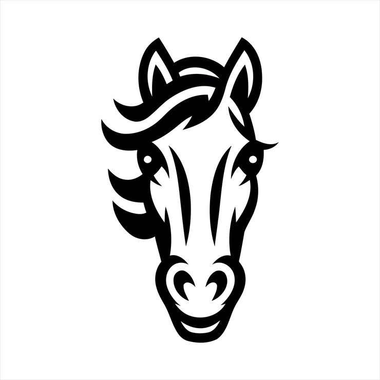 logotipo de la cabeza de caballo