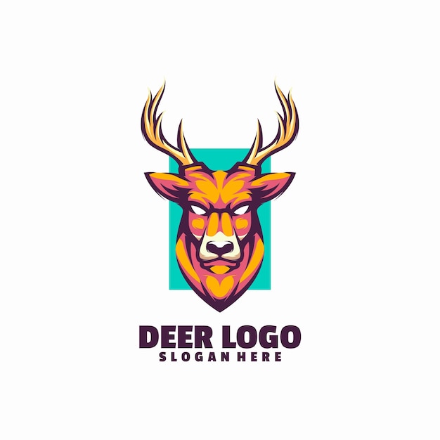 Logotipo de cabeza de ciervo