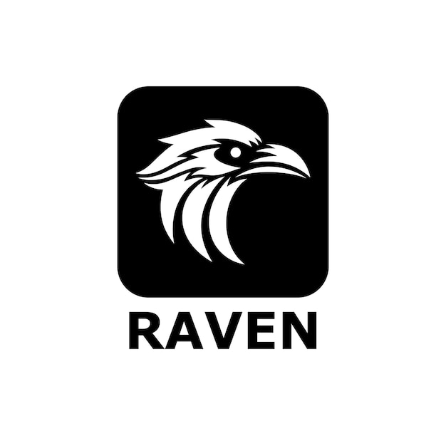 El logotipo de la cabeza de cuervo
