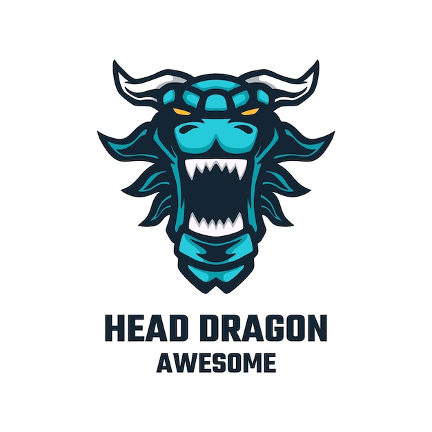 Logotipo de cabeza de dragón
