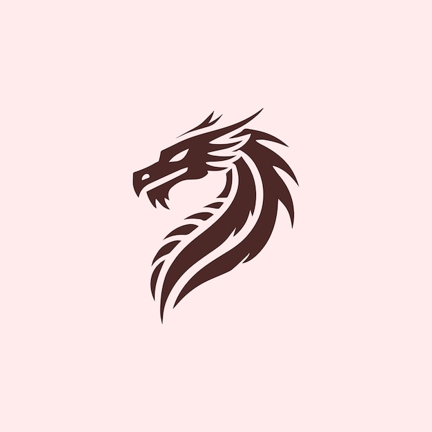 El logotipo de la cabeza de dragón