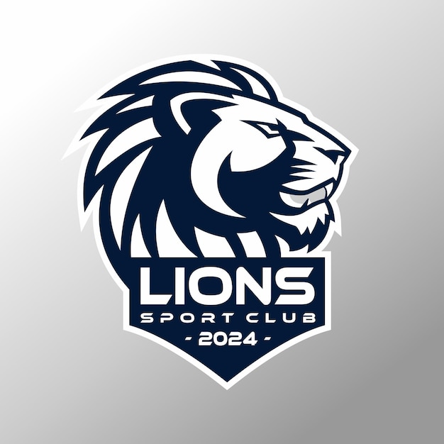 un logotipo de cabeza de león logotipo deportivo logotipo de cabeza de león Logotipo de club deportivo