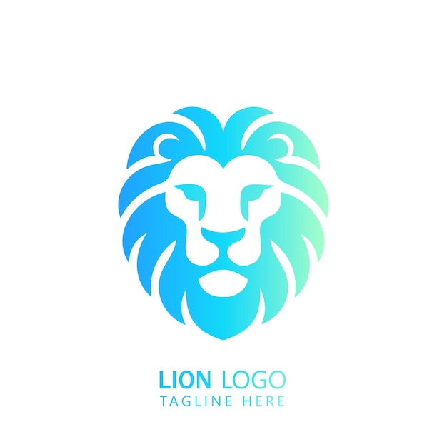 un logotipo de cabeza de león que dice león en él