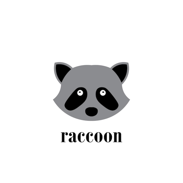 LOGOTIPO DE CABEZA DE RACCOON