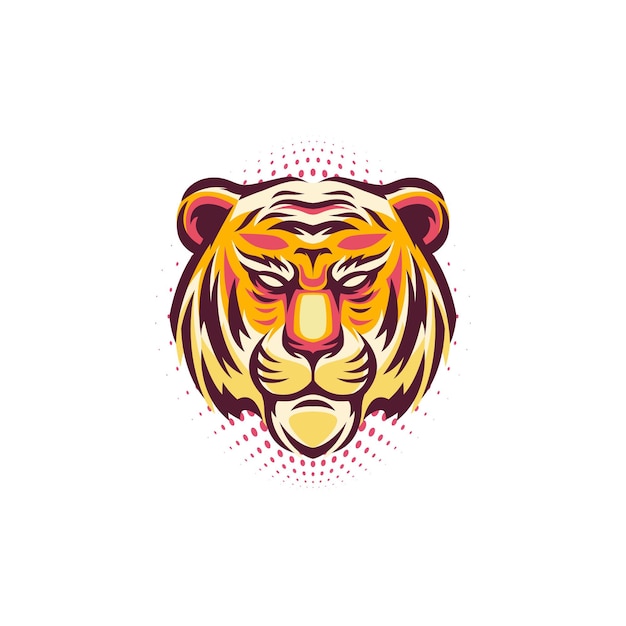 El logotipo de la cabeza de tigre