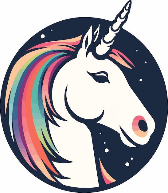 Logotipo de la cabeza de unicornio