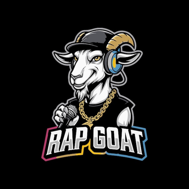 logotipo de cabra para el diseño de la camiseta