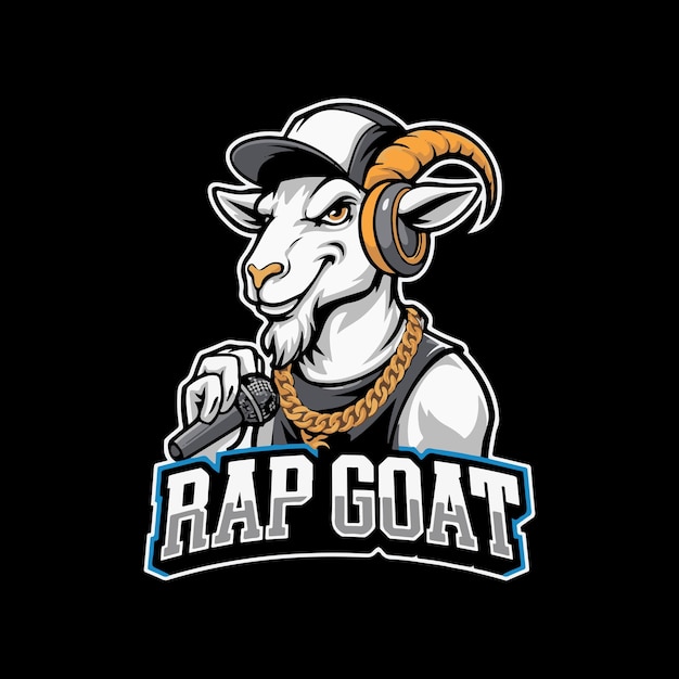 logotipo de cabra para el diseño de la camiseta