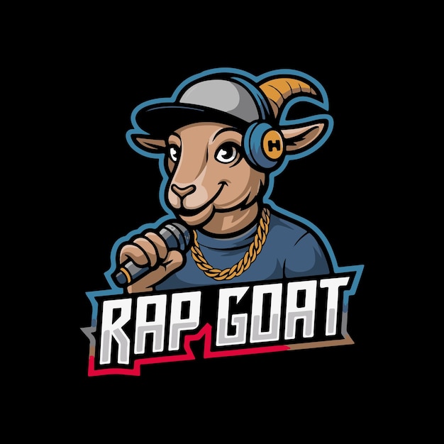 logotipo de cabra para el diseño de la camiseta