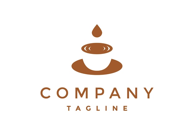 Logotipo de café, adecuado para cafeterías, cafés y otros.