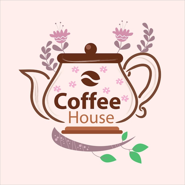 logotipo de café con color marrón dominante