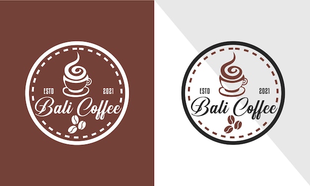 Logotipo de café diseño vector plantilla elemento colección de logotipos para cafeterías cafeterías restaurante