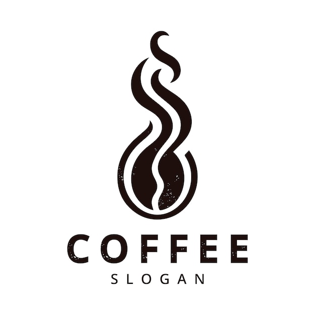 Logotipo del café Logotipo de la cafetería Ilustración de los elementos de diseño Vector