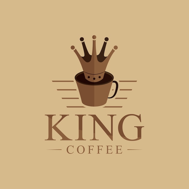 Logotipo de café rey