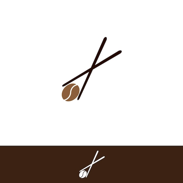 Logotipo de café sushi