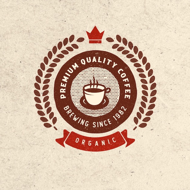 El logotipo del café