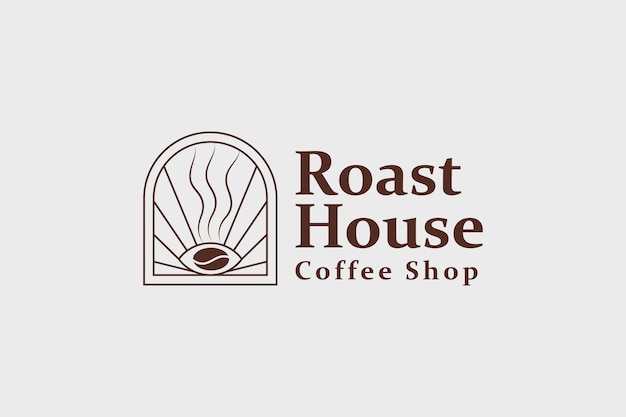 El logotipo de la cafetería Roast House