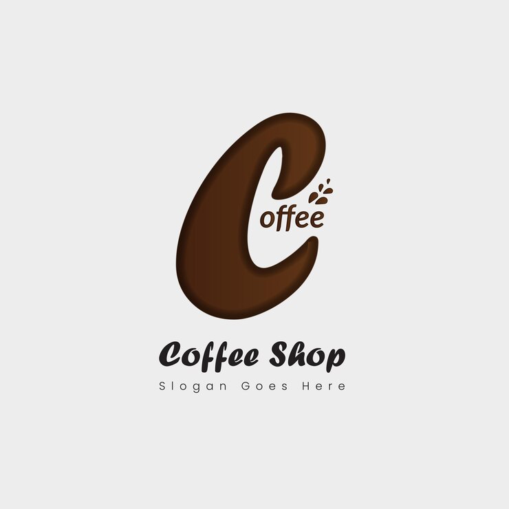Un logotipo de cafetería vectorial