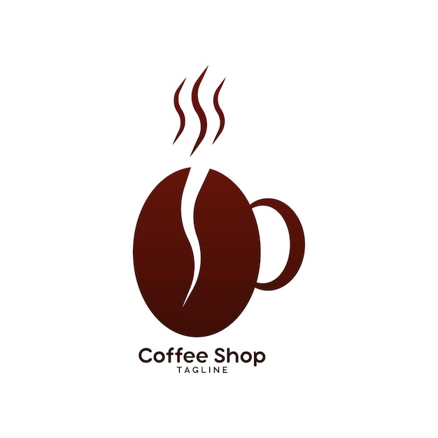 El logotipo de la cafetería