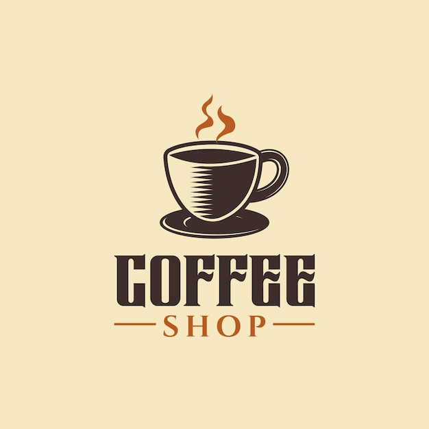 El logotipo de la cafetería