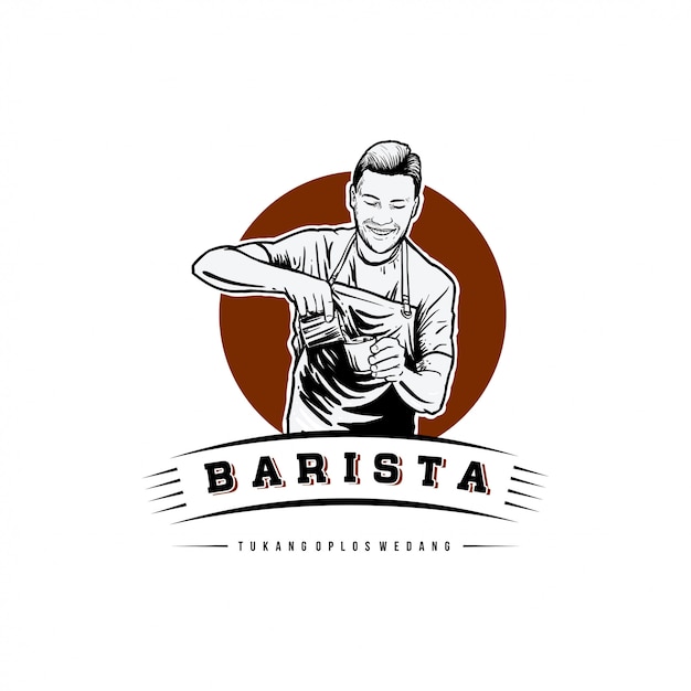 El logotipo de la cafetería
