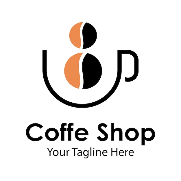 El logotipo de la cafetería
