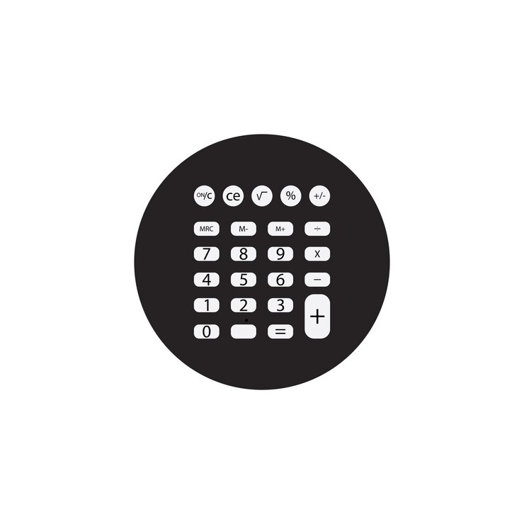 Vector logotipo de la calculadora
