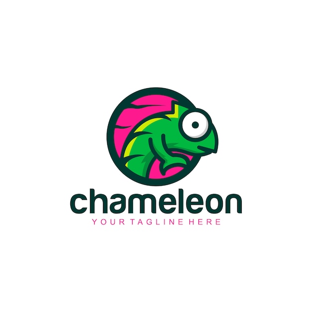 logotipo de camaleón